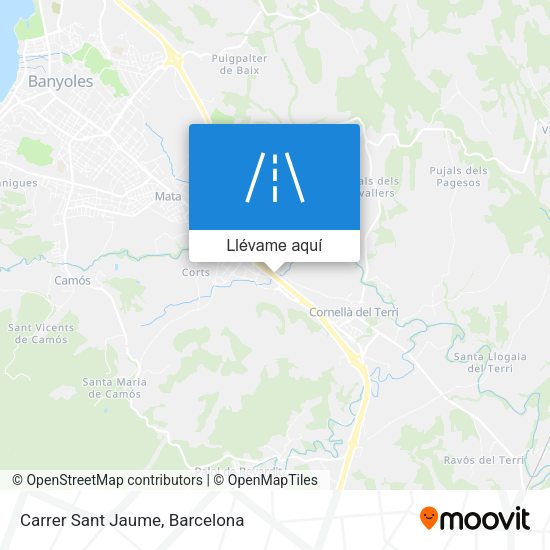 Mapa Carrer Sant Jaume