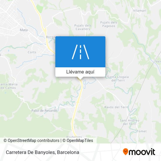Mapa Carretera De Banyoles