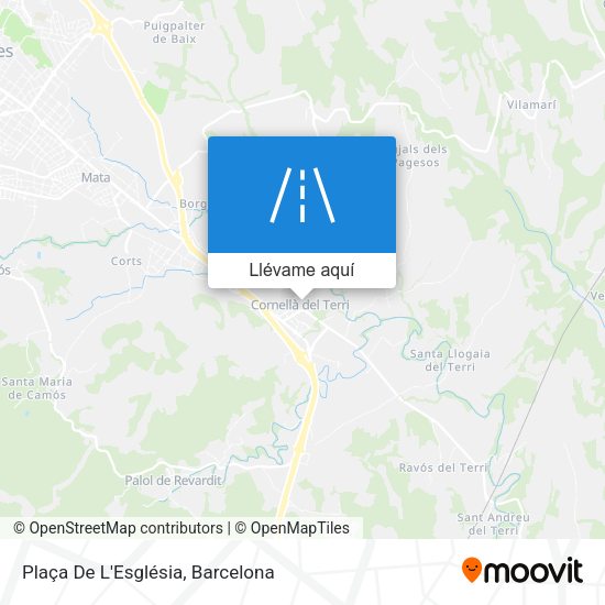 Mapa Plaça De L'Església