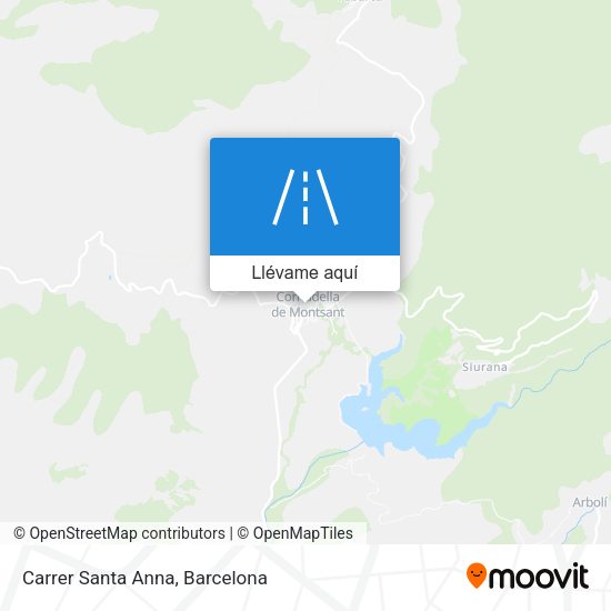 Mapa Carrer Santa Anna