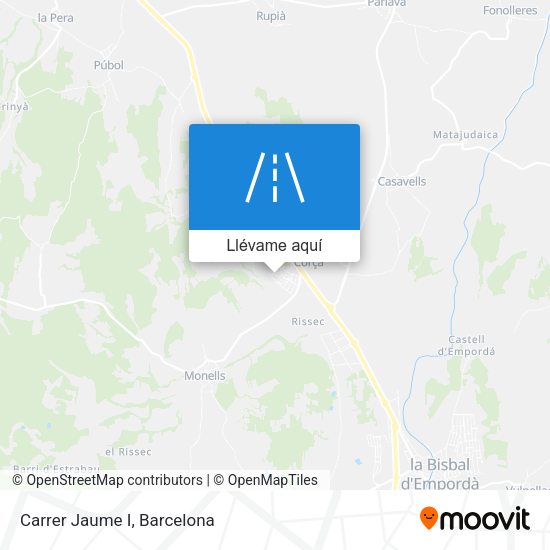 Mapa Carrer Jaume I