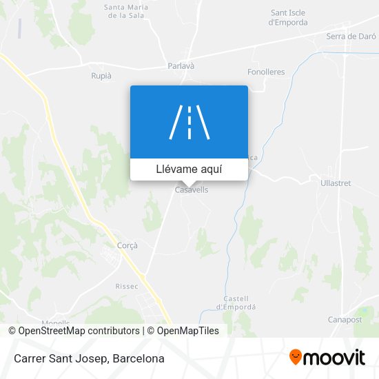Mapa Carrer Sant Josep