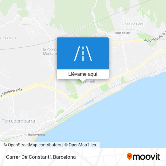 Mapa Carrer De Constantí