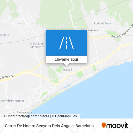 Mapa Carrer De Nostre Senyora Dels Angels