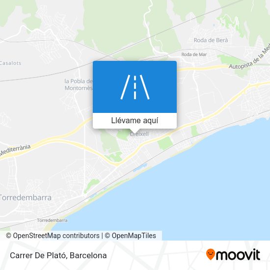 Mapa Carrer De Plató