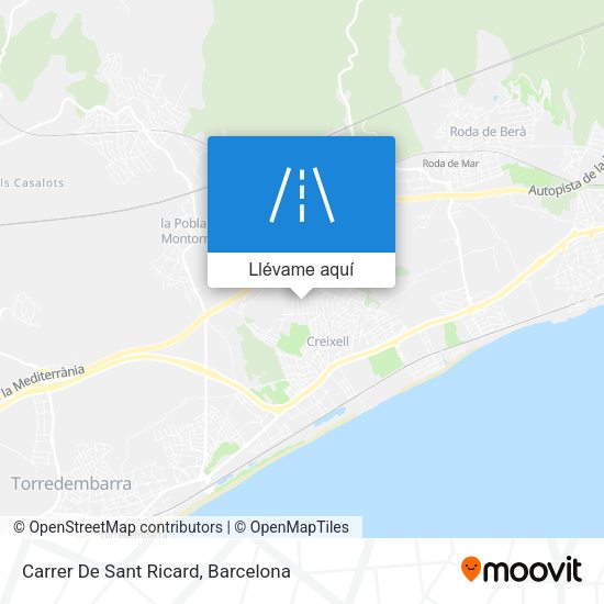 Mapa Carrer De Sant Ricard