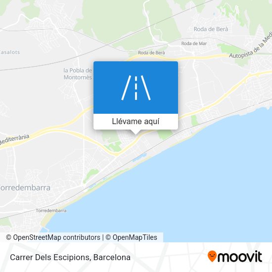 Mapa Carrer Dels Escipions