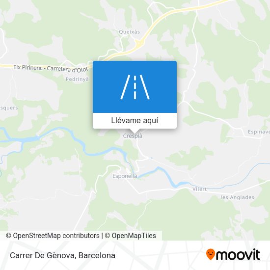 Mapa Carrer De Gènova
