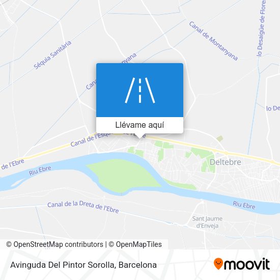 Mapa Avinguda Del Pintor Sorolla
