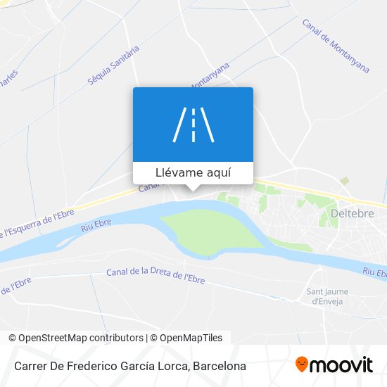 Mapa Carrer De Frederico García Lorca