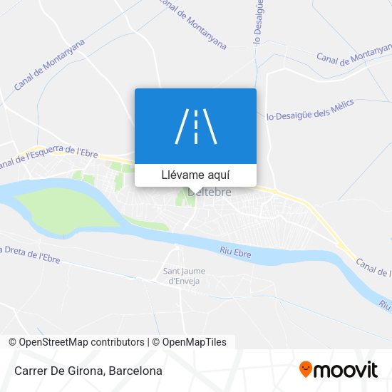 Mapa Carrer De Girona