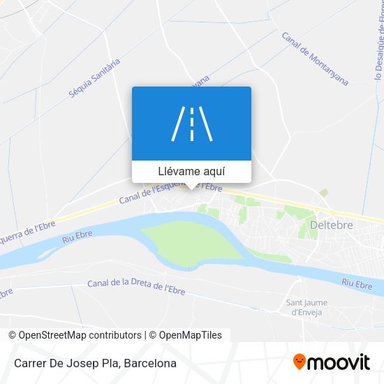 Mapa Carrer De Josep Pla