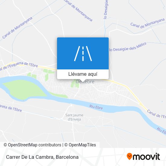 Mapa Carrer De La Cambra