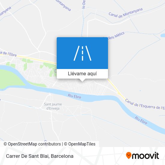 Mapa Carrer De Sant Blai