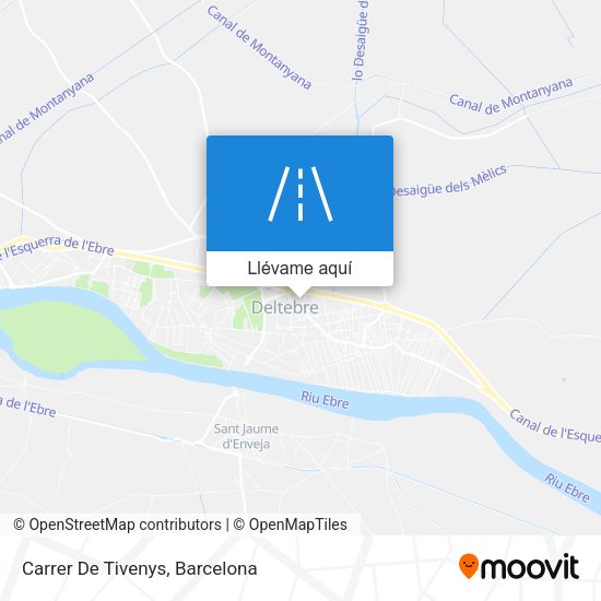 Mapa Carrer De Tivenys