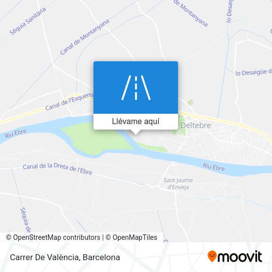 Mapa Carrer De València