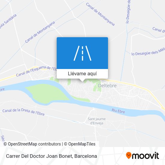 Mapa Carrer Del Doctor Joan Bonet