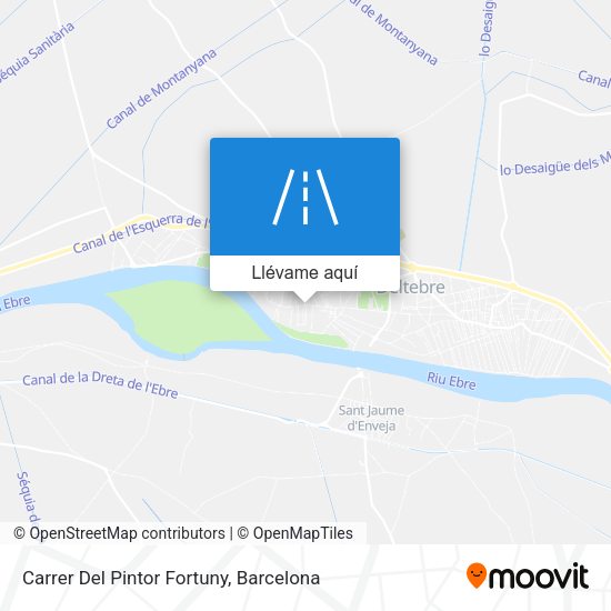 Mapa Carrer Del Pintor Fortuny