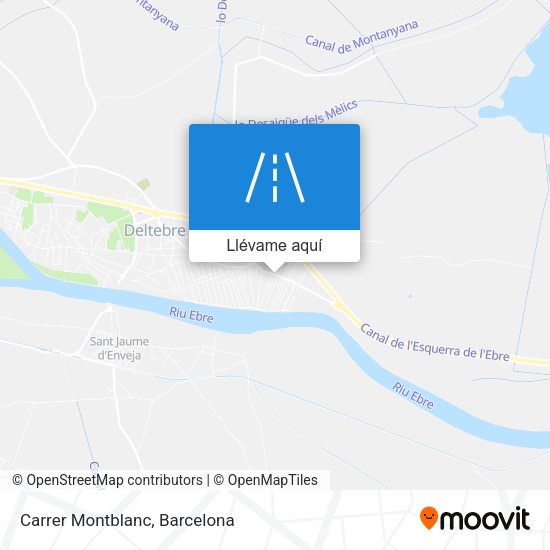 Mapa Carrer Montblanc