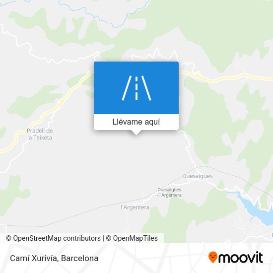Mapa Camí Xurivía