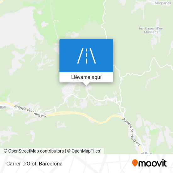 Mapa Carrer D'Olot