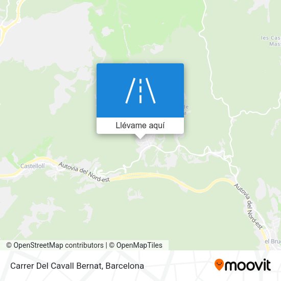 Mapa Carrer Del Cavall Bernat