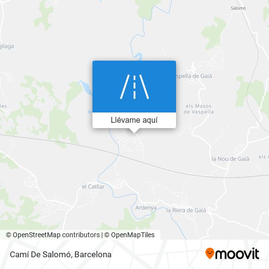 Mapa Camí De Salomó