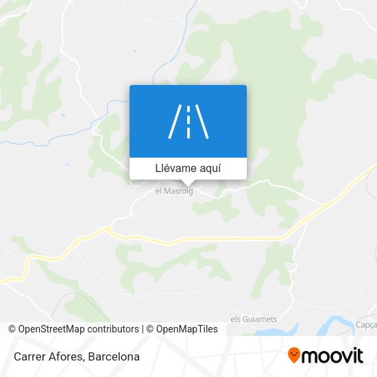 Mapa Carrer Afores