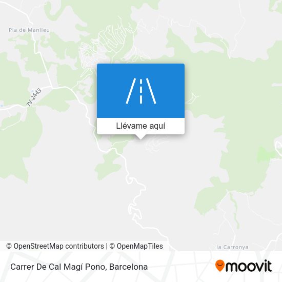 Mapa Carrer De Cal Magí Pono