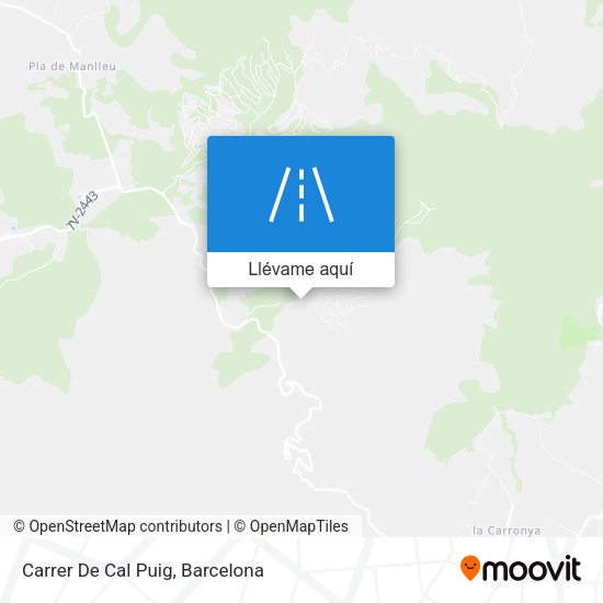 Mapa Carrer De Cal Puig
