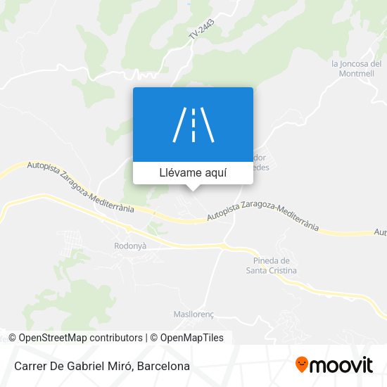 Mapa Carrer De Gabriel Miró