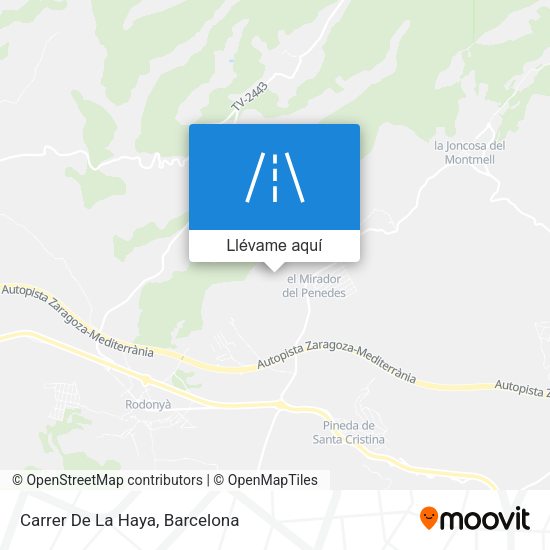 Mapa Carrer De La Haya