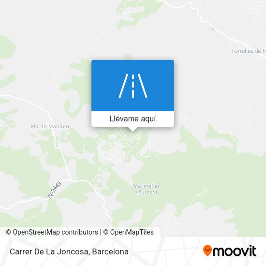 Mapa Carrer De La Joncosa