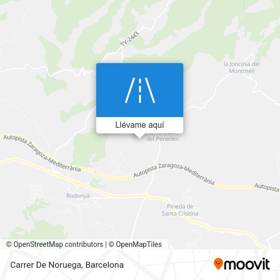 Mapa Carrer De Noruega