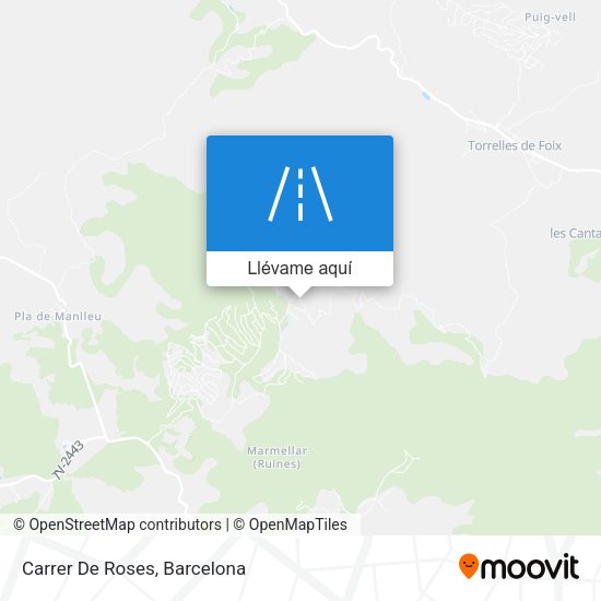 Mapa Carrer De Roses