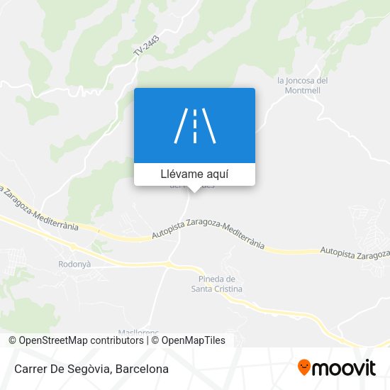 Mapa Carrer De Segòvia