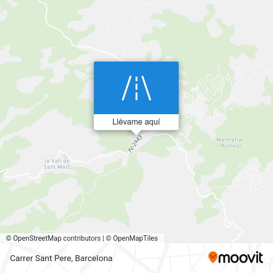 Mapa Carrer Sant Pere
