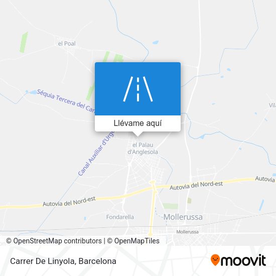 Mapa Carrer De Linyola