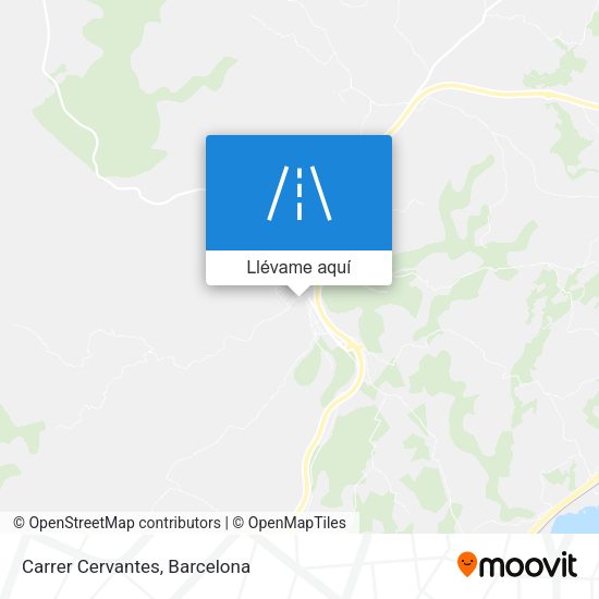 Mapa Carrer Cervantes