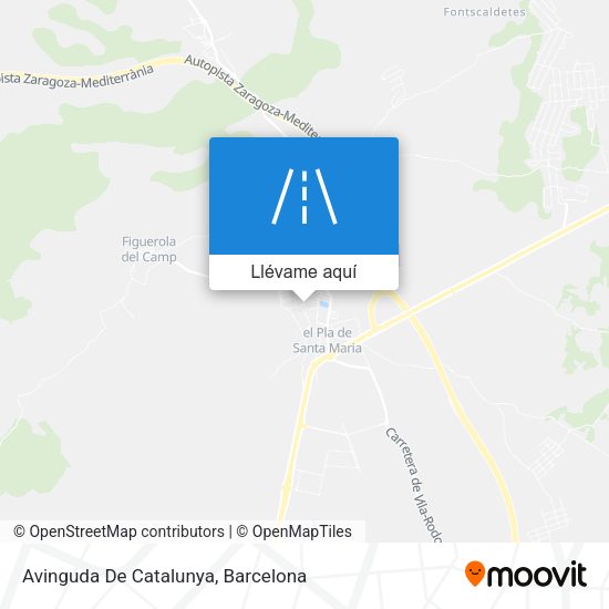Mapa Avinguda De Catalunya