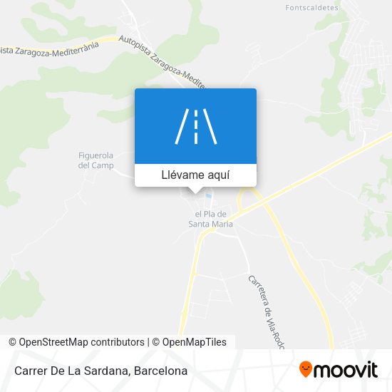 Mapa Carrer De La Sardana