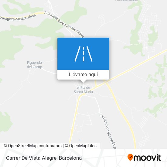 Mapa Carrer De Vista Alegre