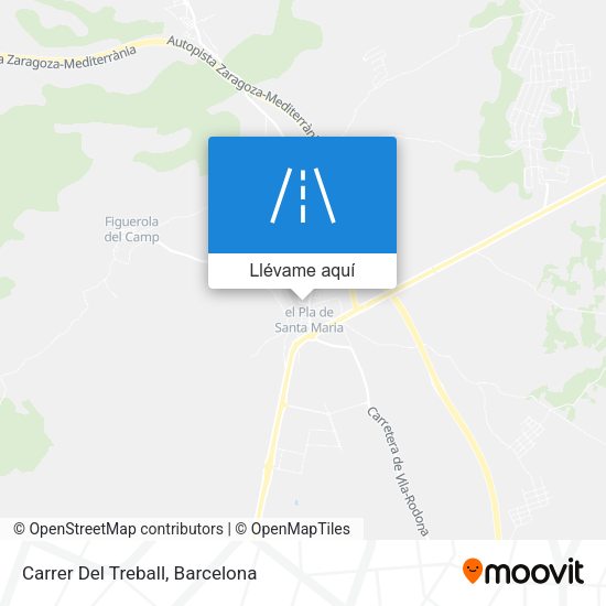 Mapa Carrer Del Treball