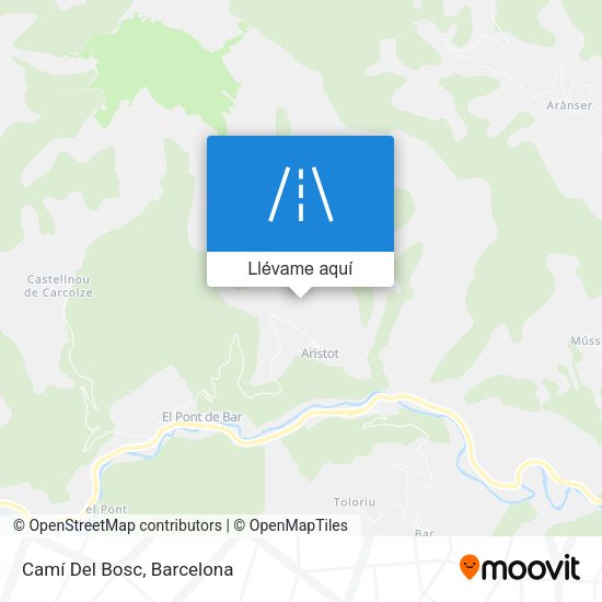 Mapa Camí Del Bosc