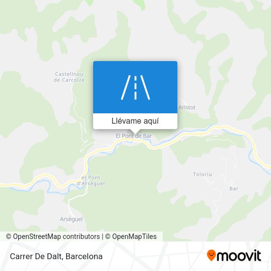 Mapa Carrer De Dalt