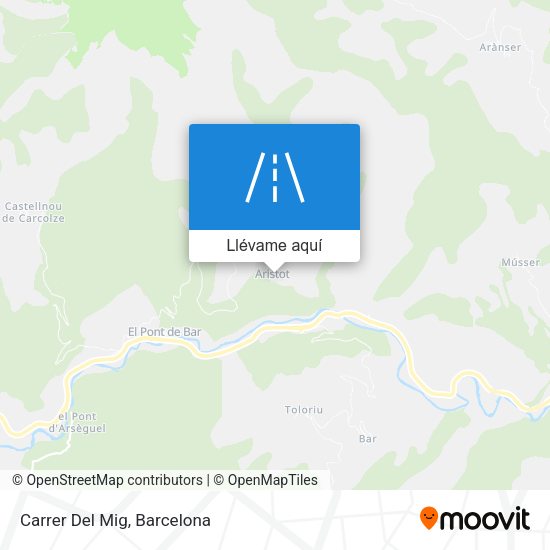 Mapa Carrer Del Mig