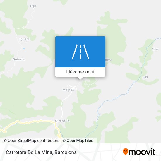 Mapa Carretera De La Mina