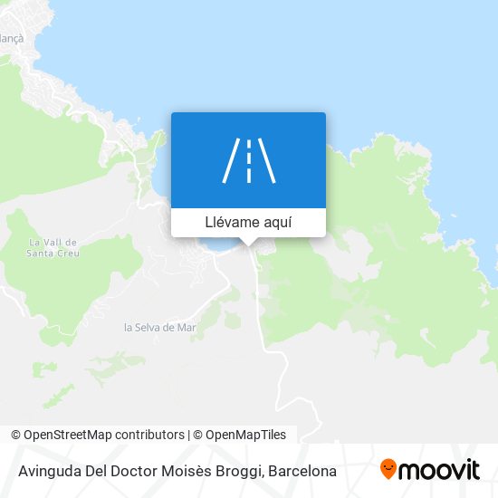 Mapa Avinguda Del Doctor Moisès Broggi