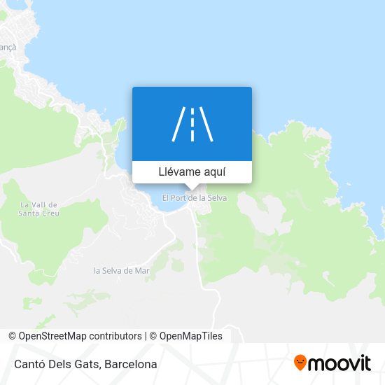 Mapa Cantó Dels Gats