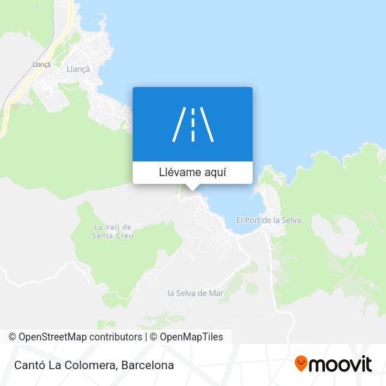 Mapa Cantó La Colomera